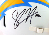 Shawne Merriman Autographed Chargers F/S 2020 Speed Helmet- Beckett W *Black