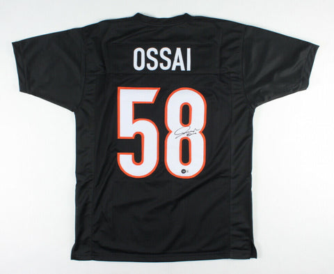 Joseph Ossai Signed Bengals Jersey (Beckett) Cincinnati 3rd Rnd Pick 2021 Draft