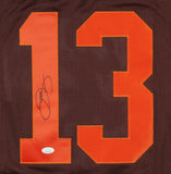 Odell Beckham Jr. Signed Cleveland Browns Jersey (JSA COA) 3xPro Bowl W.R.