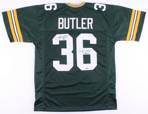 LeRoy Butler Signed Green Bay Packers Jersey Inscribed "SB XXXI Champs"(PA COA)