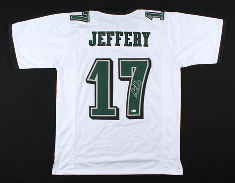 Alshon Jeffery Signed Philadelphia Eagles White Pro-Style Jersey (Beckett COA)