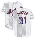 MIKE PIAZZA Autographed "HOF 2016" Mets Authentic Pinstripe Jersey FANATICS