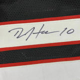 FRAMED Autographed/Signed DEANDRE HOPKINS 33x42 Arizona Black Jersey JSA COA
