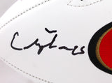 Elijah Mitchell Autographed San Francisco 49ers Logo Football-Beckett W Hologram