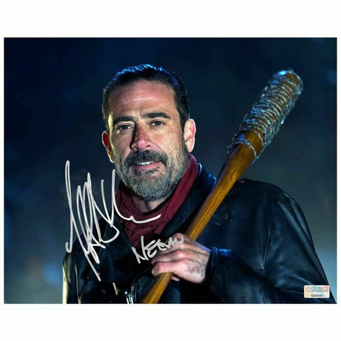 Jeffrey Dean Morgan Autographed The Walking Dead Negan The Conquerer 8x10 Photo