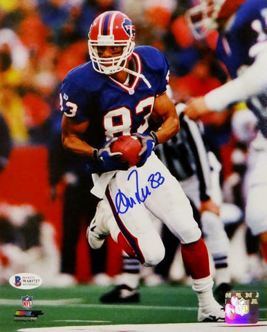 Andre Reed Autographed Buffalo Bills 8x10 PF Photo - Beckett Auth * Blue