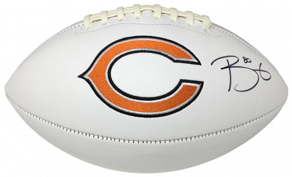 Trey Burton Signed Chicago Bears Logo Football (JSA COA) Super Bowl LII Champion