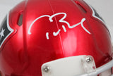 Tom Brady Signed New England Patriots Flash Speed Mini Helmet- Fanatics/LOA