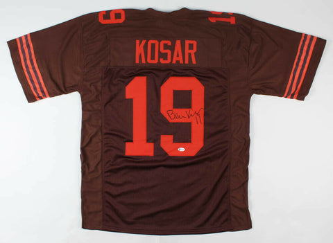 Bernie Kosar Signed Cleveland Browns Color Rush Jersey (Beckett COA) U of Miami