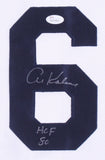 Al Kaline Signed Detroit Tigers Custom Jersey Inscribed "HOF 80" (JSA COA)