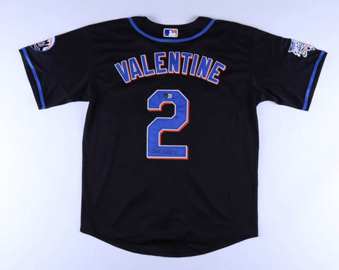 Bobby Valentine Signed Mets Jersey (Beckett COA) New York Manager 1996-2002