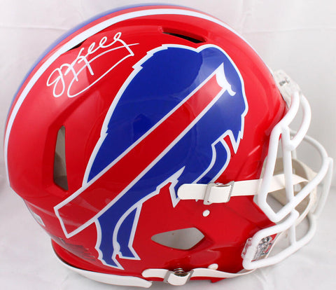 Jim Kelly Signed Bills F/S 87-01 Speed Authentic Helmet -Beckett W Hologram