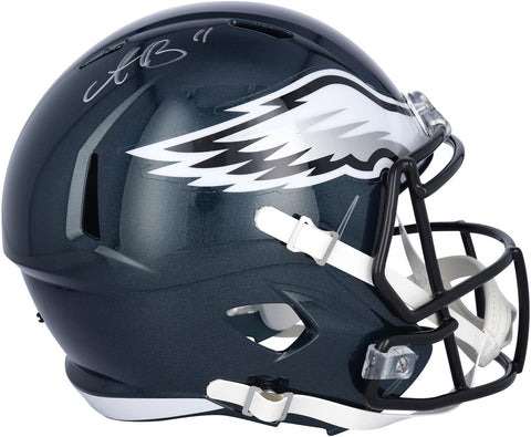 A.J. Brown Philadelphia Eagles Signed Riddell Speed Helmet