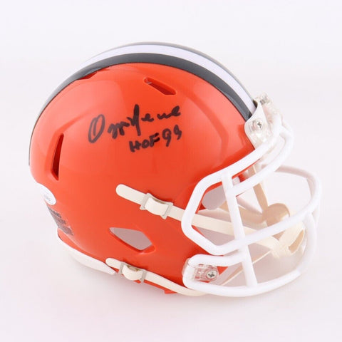 Ozzie Newsome Signed Cleveland Browns Speed Mini Helmet (JSA COA) 3xPro Bowl T.E