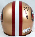 Fred Warner/Azeez Al-Shaair Autographed 49ers Mini Helmet-Beckett W Hologram