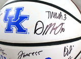 Kentucky '21-'22 Men's Basketball Signed Rawlings White Basketball-BeckettW Holo