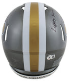 Saints Alvin Kamara "LKA" Signed Flash Full Size Speed Proline Helmet BAS Wit