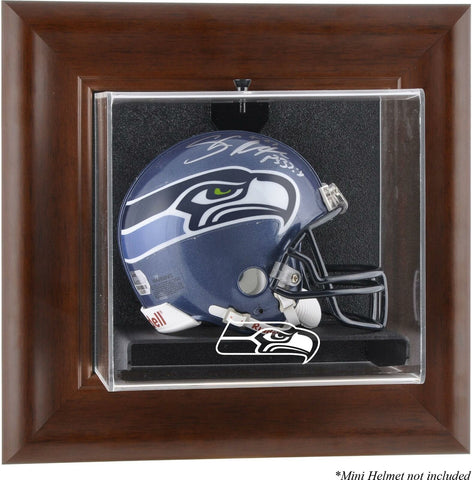 Seahawks Brown Mini Helmet Display Case - Fanatics