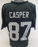 Dave Casper Signed Oakland Raiders Jersey Inscribed HOF 02 (JSA COA) 5xPro Bowl