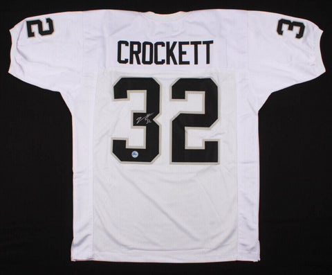Zack Crockett Signed Oakland Raiders Jersey (Pro Player Hologram) Florida State