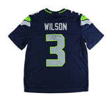 Russell Wilson Signed Seattle Nike Limited Navy Blue Jersey