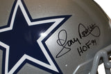 Roger Staubach & Tony Dorsett Signed Authentic Speed Helmet HOF Beckett 39004