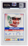 Cris Carter autographed Eagles 1989 Score RC Card #72 w/HOF'13 (PSA - Auto 10)