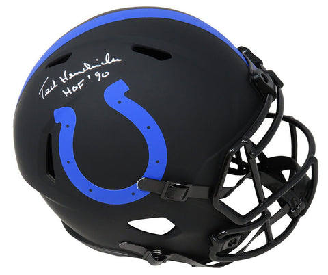 Ted Hendricks Signed Colts Eclipse Riddell F/S Replica Helmet w/HOF'90 -SS COA