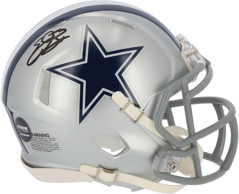 Emmitt Smith Dallas Cowboys Signed Riddell Speed Mini Helmet