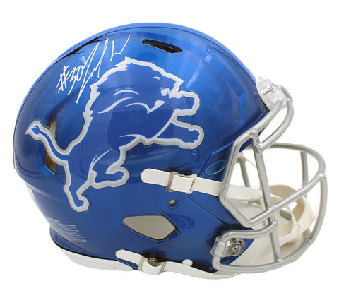Jamaal Williams Signed Detroit Lions Speed Authentic Flash NFL Helmet