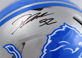 D'Andre Swift Autographed Lions F/S Speed Authentic Helmet *Thin-Beckett W Holo