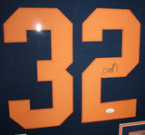 DAVID MONTGOMERY (Bears throwback TOWER) Signed Autographed Framed Jersey JSA