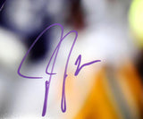 Justin Jefferson Autographed Vikings 16x20 Point Photo-Beckett W Hologram