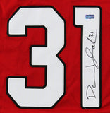 David Johnson Signed Arizona Custom Red Jersey