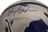Barry Sanders Signed Detroit Lions 83-02 Authentic Speed Helmet Beckett 38552