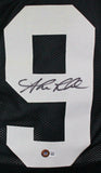 Shane Lechler Autographed Black Pro Style Stat Jersey- Beckett W Hologram *Black