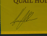 Henrik Stenson Signed Framed 2017 Quail Hollow Golf Flag JSA