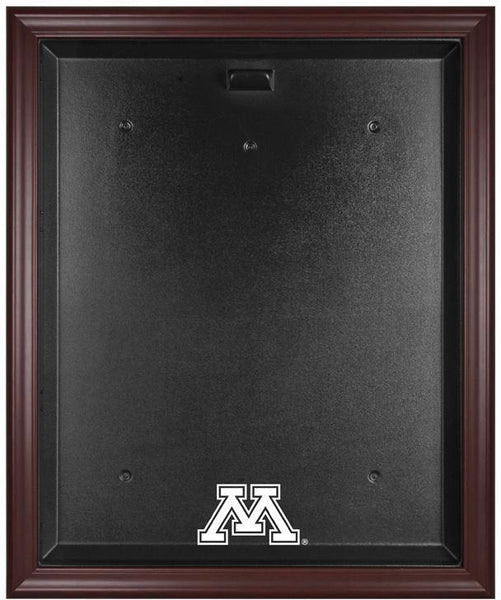 Minnesota Golden Gophers Mahogany Framed Logo Jersey Display Case