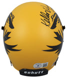 Missouri Kellen Winslow "CHOF 02" Signed Yellow Schutt Mini Helmet BAS Witnessed