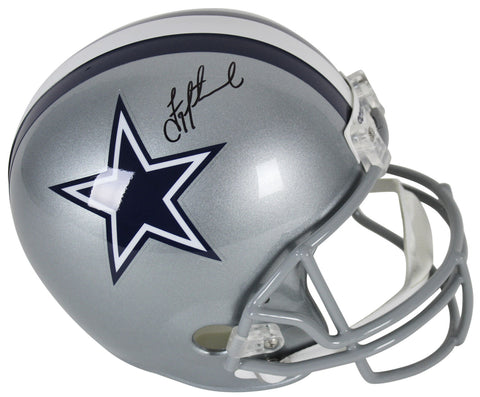 Cowboys Troy Aikman Authentic Signed Full Size Rep Helmet BAS Witnessed