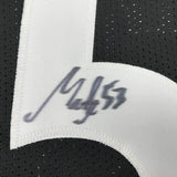 FRAMED Autographed/Signed MAURKICE POUNCEY 33x42 Pittsburgh Black Jersey JSA COA