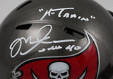 Mike Alstott Signed Buccaneers 97-13 Speed Mini Helmet w/A-Train-Beckett W Holo