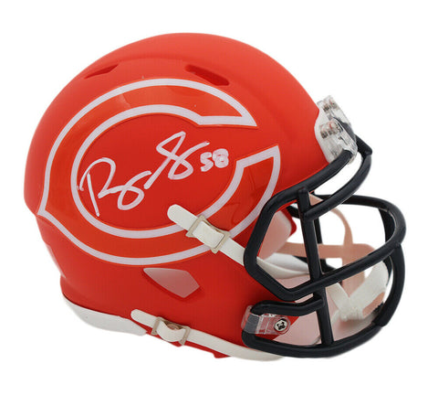 Roquan Smith Signed Chicago Bears Speed AMP NFL Mini Helmet