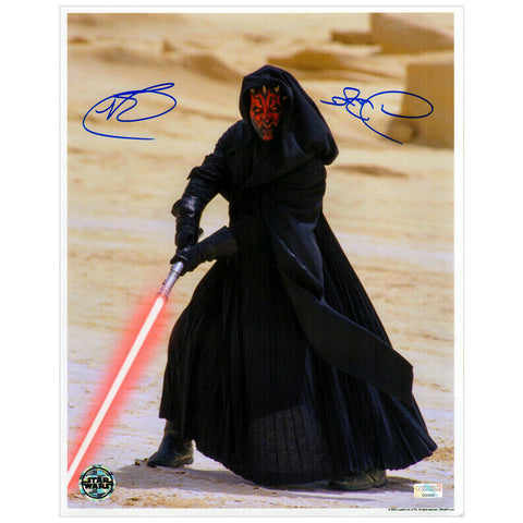 Ray Park Autographed Star Wars The Phantom Menace Darth Maul 11x14 Photo