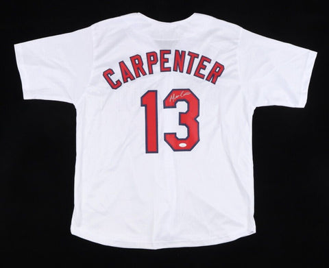 Matt Carpenter Signed St. Louis Cardinal Jersey (JSA COA) 3xAll Star at 3rd Base