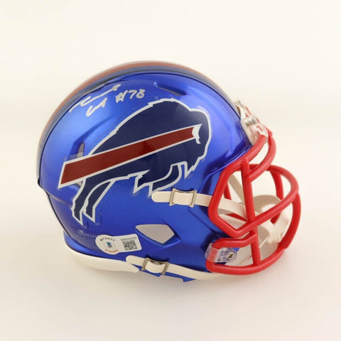James Cook Buffalo Bills Alternate Speed Mini Helmet (Beckett) 2021 Georgia R.B.