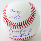 David Cone / Joe Girardi Autographed Rawlings OML Baseball w/ Insc - JSA W Auth