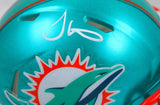 Tyreek Hill Autographed Miami Dolphins Flash Speed Mini Helmet-Beckett W Holo