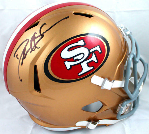 Deion Sanders Autographed San Francisco 49ers F/S 64-95 Speed Helmet-BAWHologram