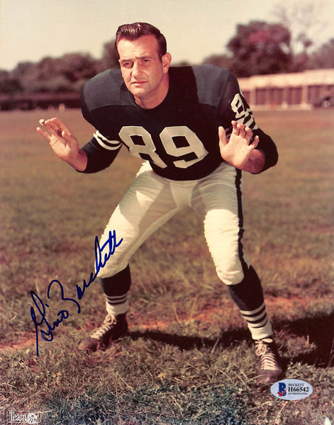 Colts Gino Marchetti Authentic Signed 8x10 Photo Autographed BAS #H66542